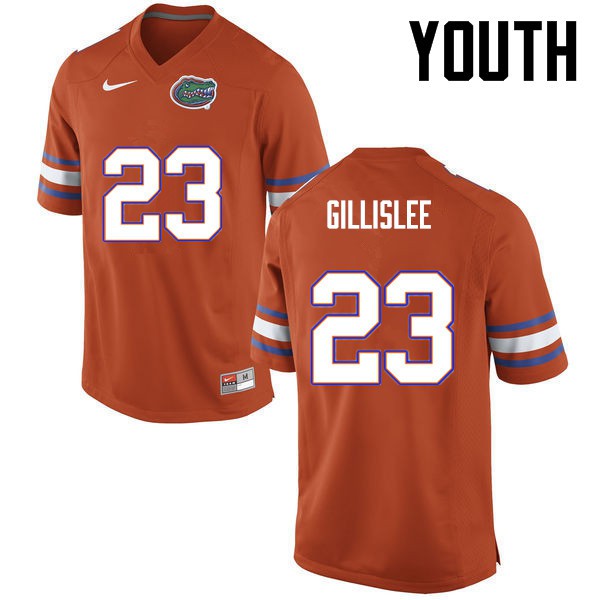 Florida Gators Youth #23 Mike Gillislee College Football Jersey Orange